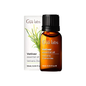 Gya Labs Calming Vetiver Essential Oil for Diffuser & Aromatherapy - 100% Pure Therapeutic Grade