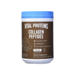 Vital Protein Collagen Peptides, Pasture Raised, Grass Fed, Paleo Friendly, Gluten / Zero Sugar Dairy Free, Chocolate, 32.56 Oz